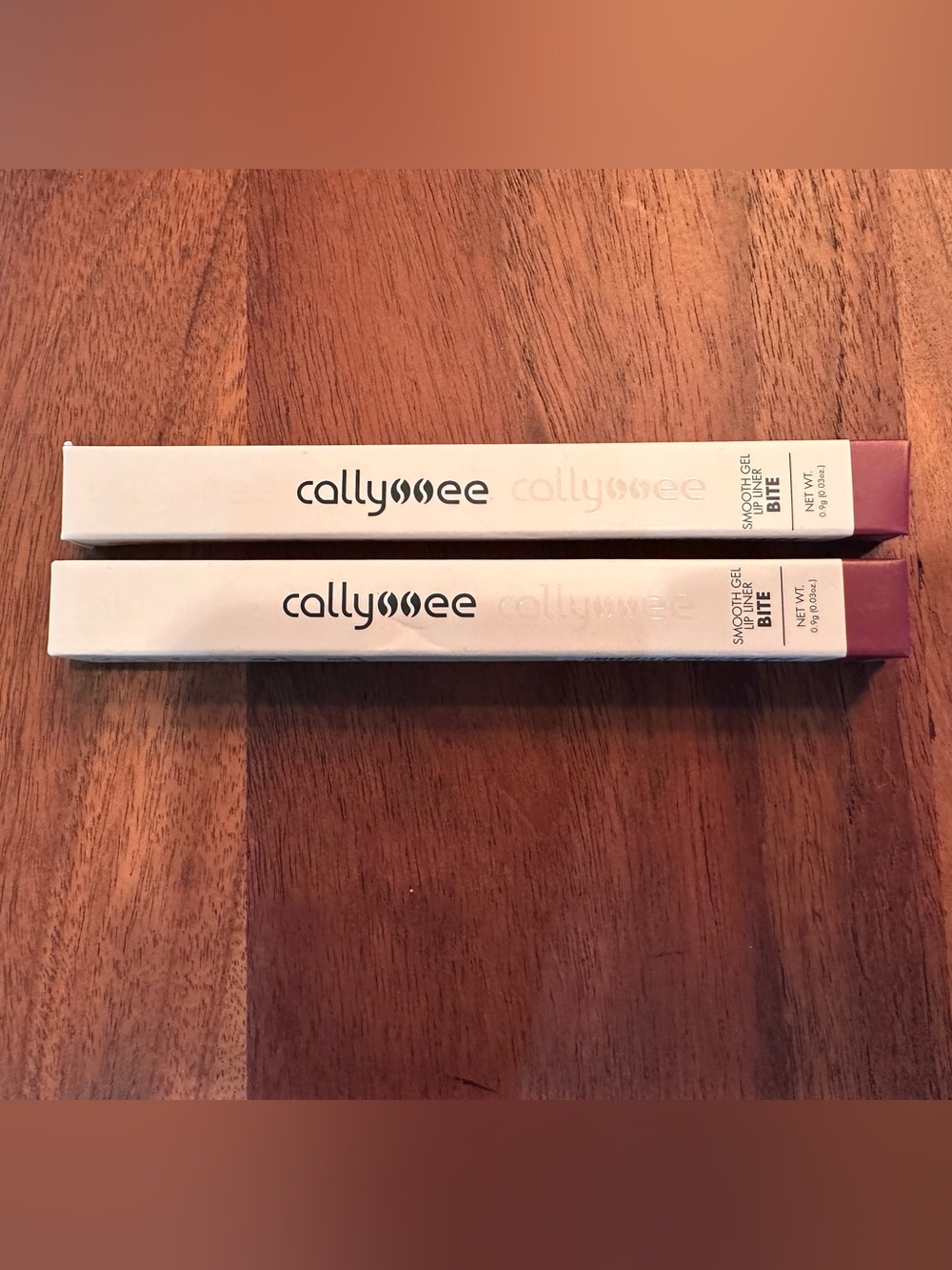 Callyssee Smooth Gel Lip Liners in the shade Bite Bundle of Two.